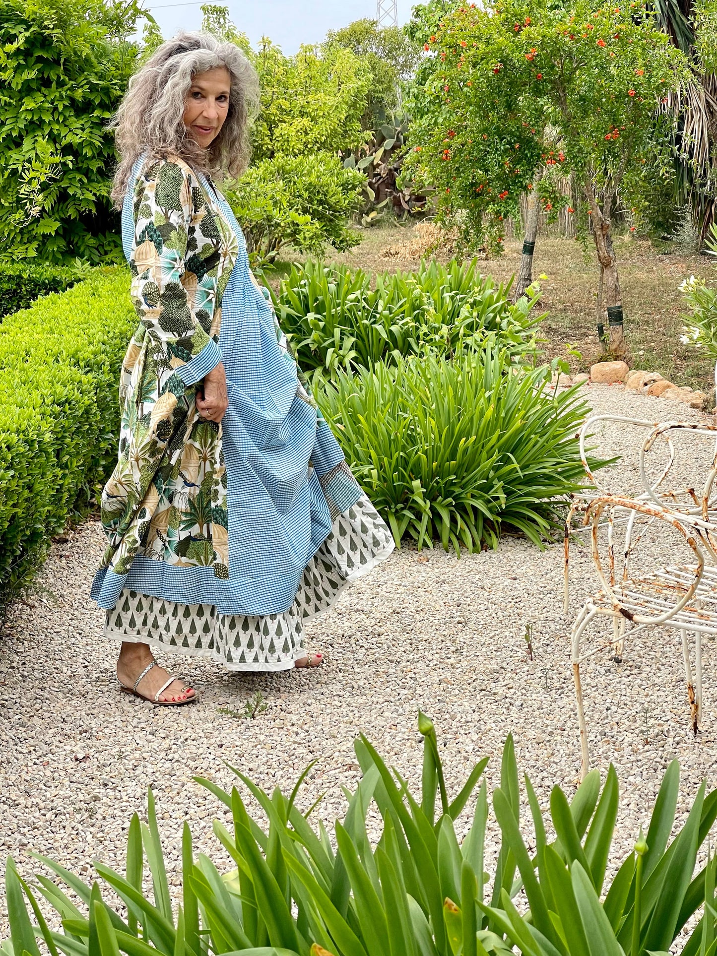merope blue summer dress
