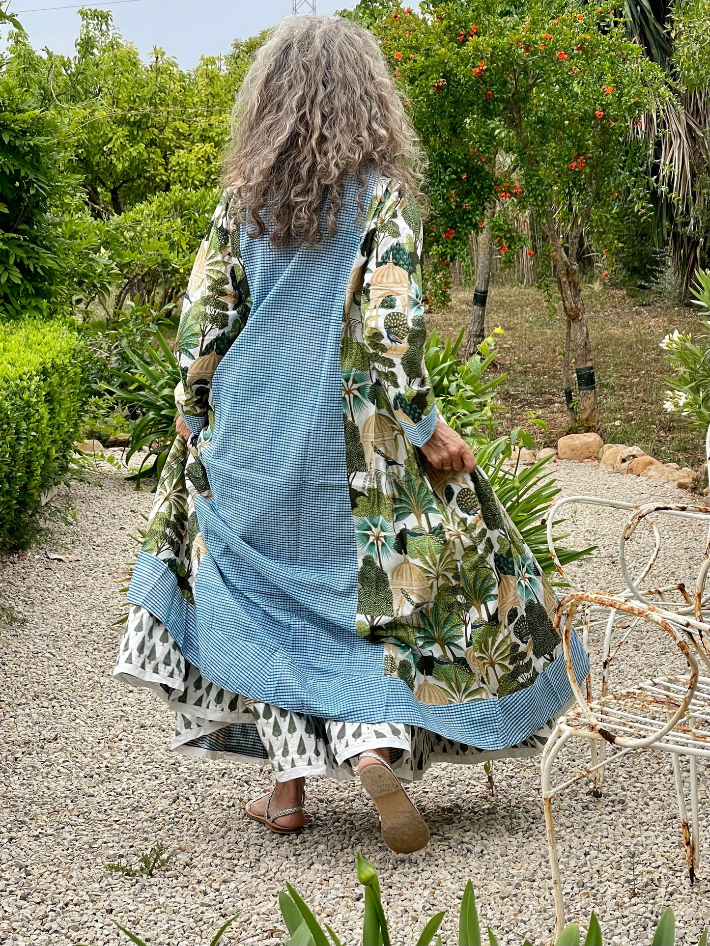 merope blue summer dress