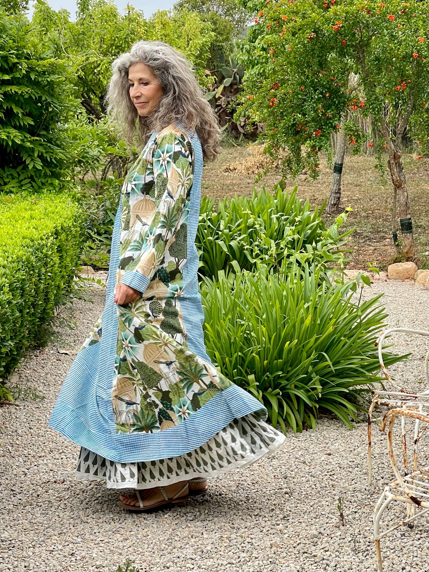 merope blue summer dress