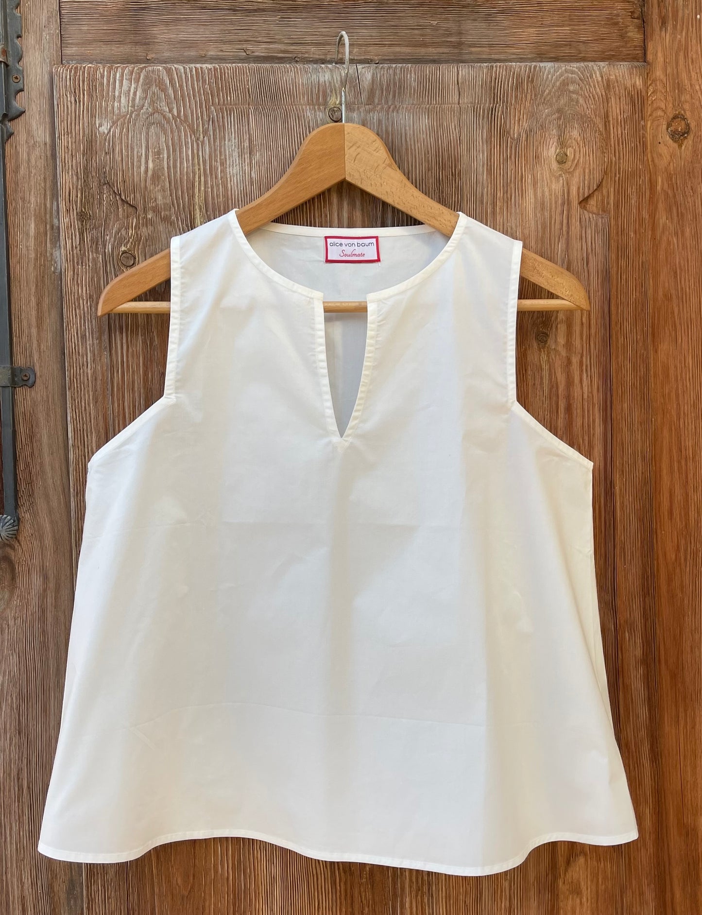 danielle top, poplin