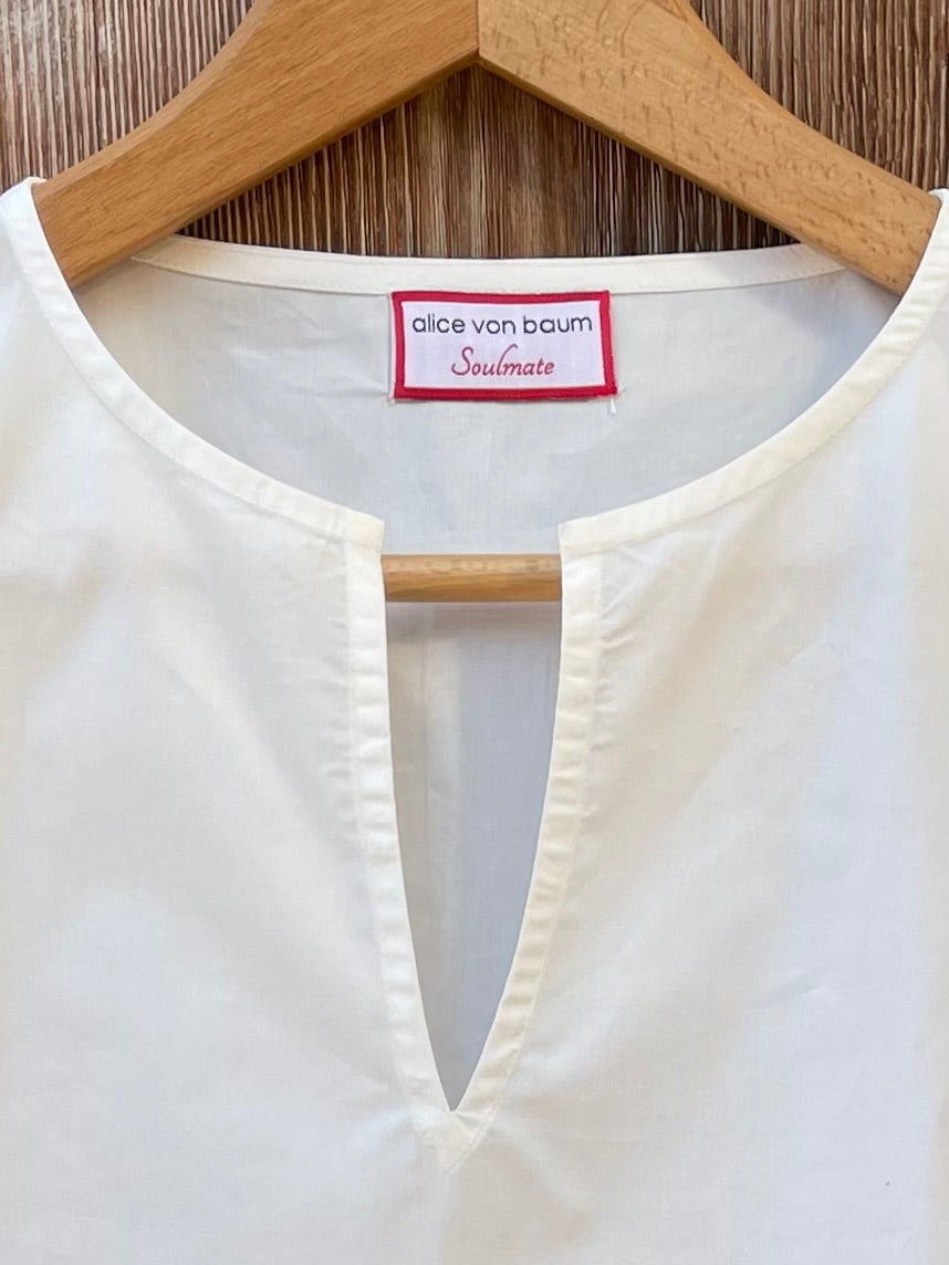 danielle top, poplin