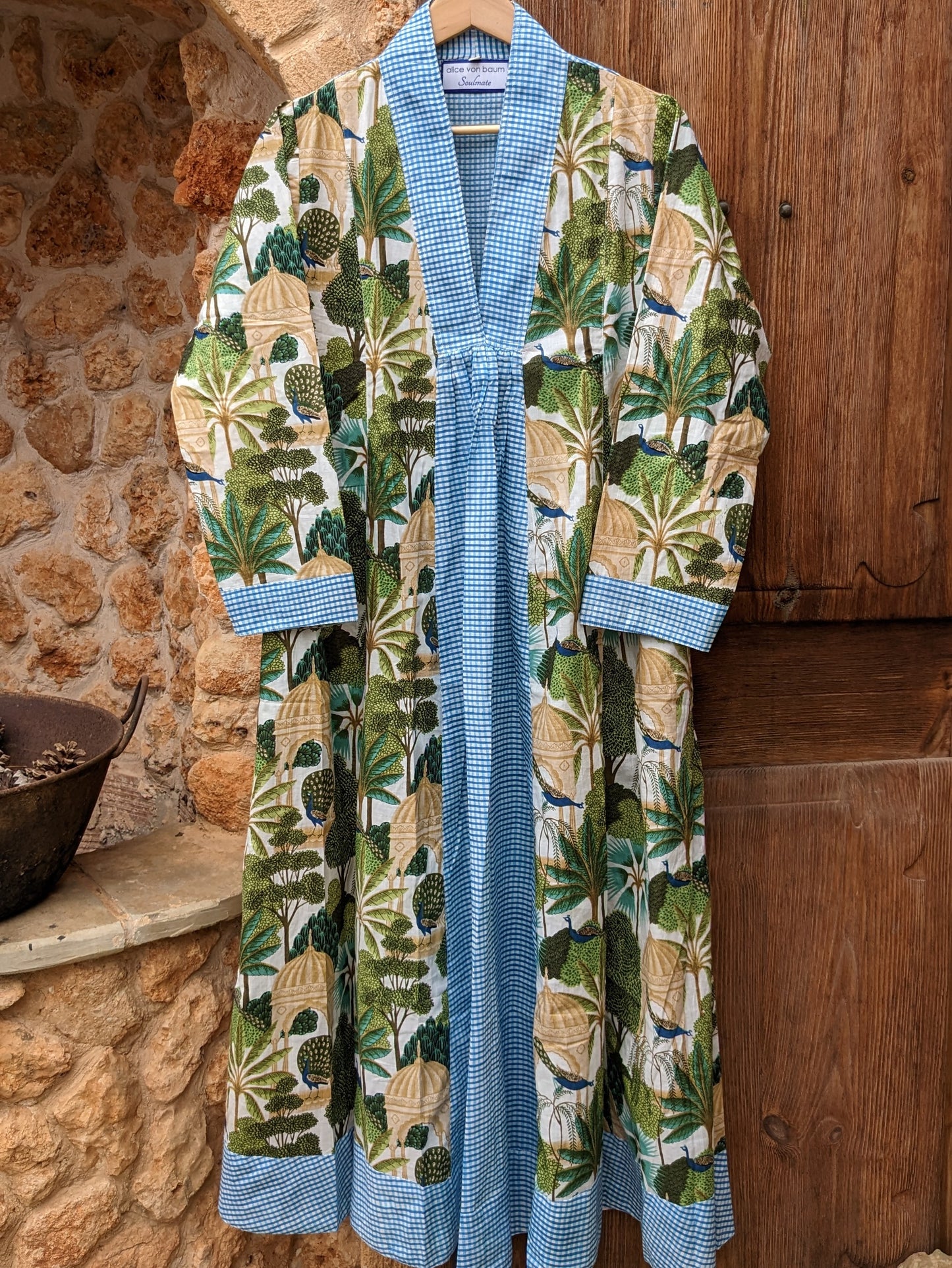 merope blue summer dress