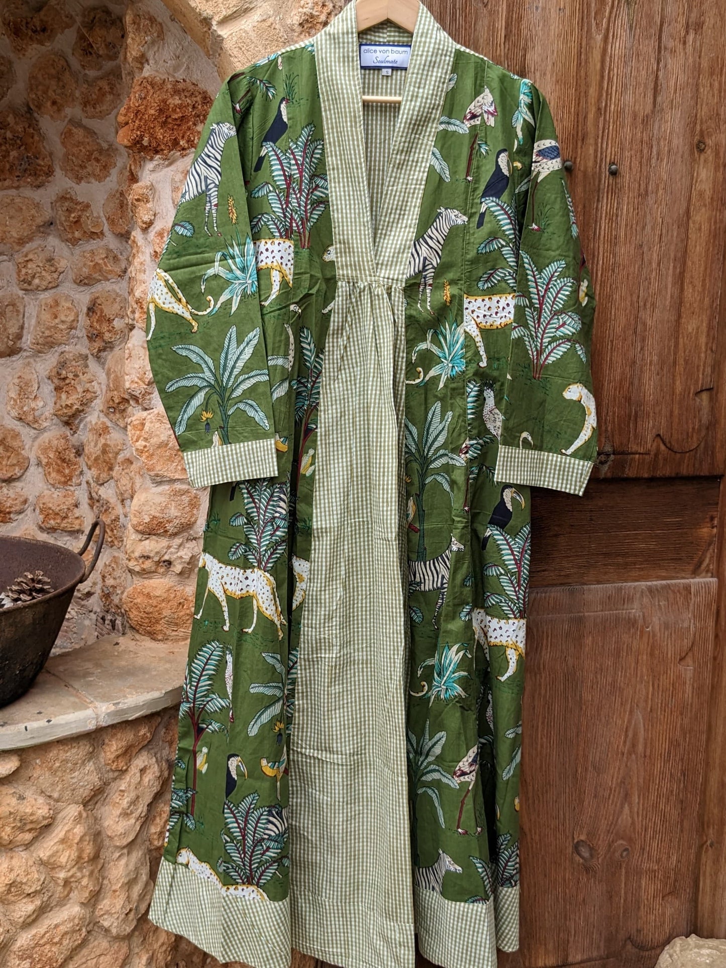 merope green summer dress