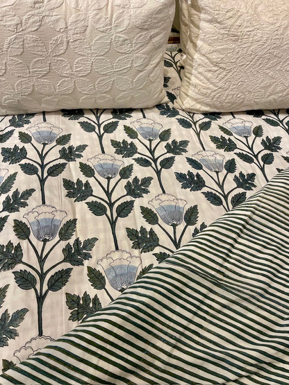 bluebell cotton sheet, tablecloth, curtain panel