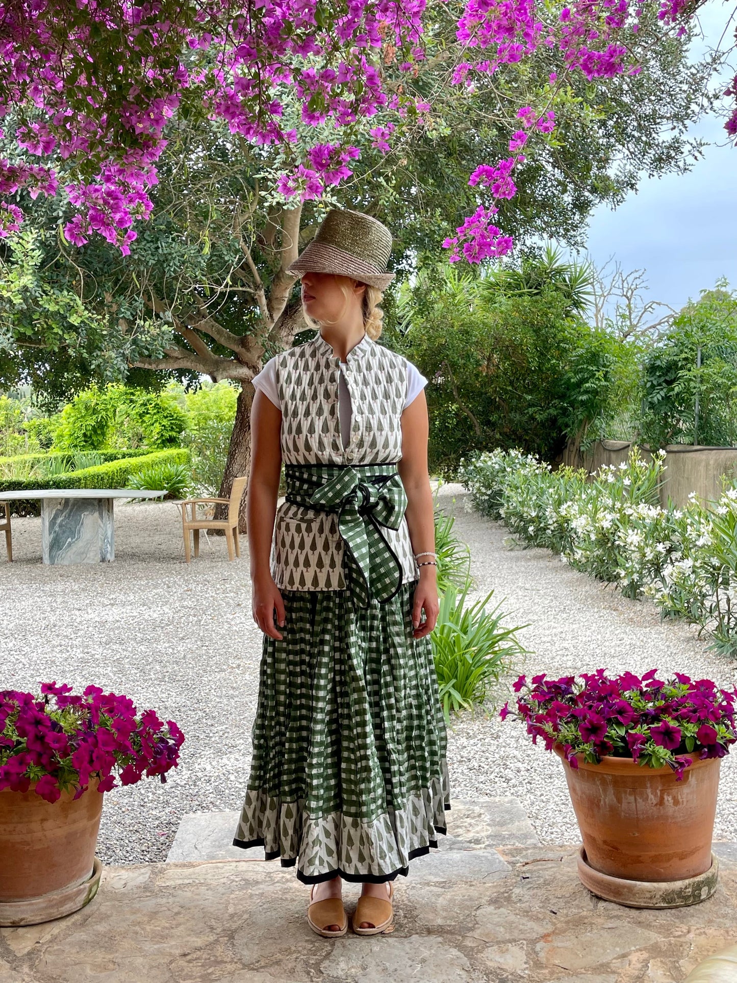 cypress waistcoat, reversible