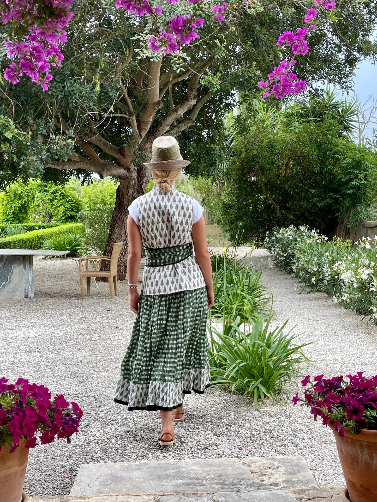 cypress waistcoat, reversible
