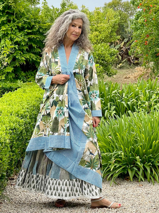 merope blue summer dress