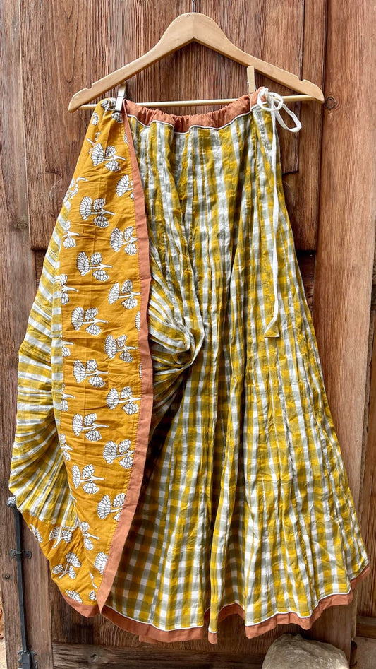 3-alice signature skirt, mango - khaki