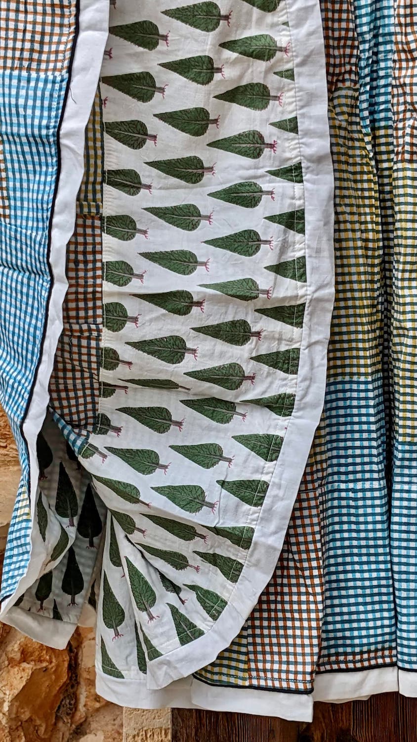 5-alice signature skirt, patchwork earth & sky