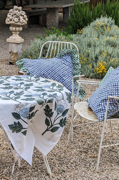 bluebell cotton sheet, tablecloth, curtain panel