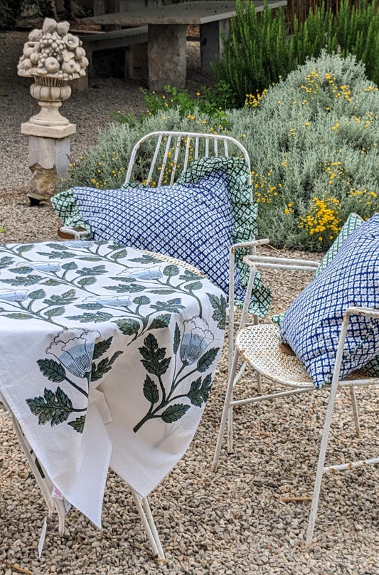 bluebell cotton sheet, tablecloth, curtain panel