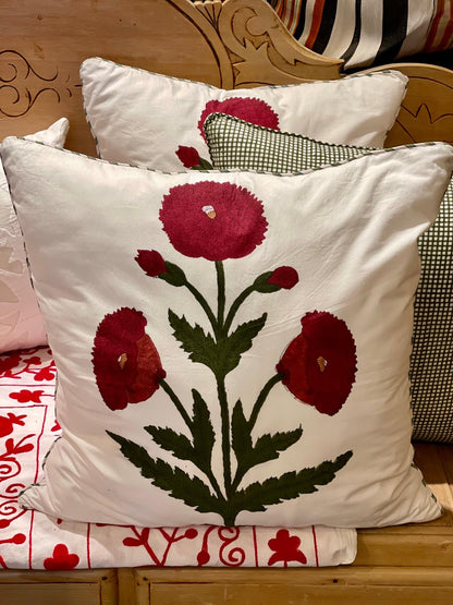 poppy cushion 60 cm x 60 cm