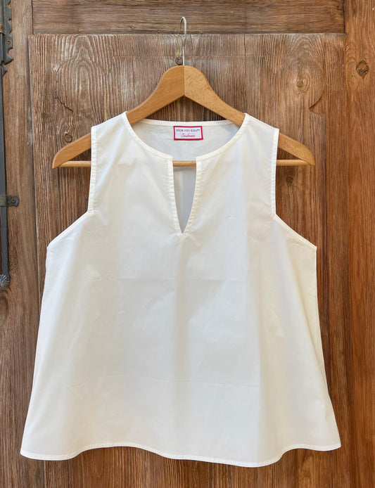 danielle top, poplin
